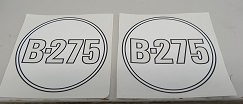 UT5399     B-275 Decal Pair